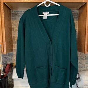 Carreau brand Forest Green Cardigan
